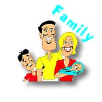 Father And Mother I Love You spells FAMILY.  Parent Links