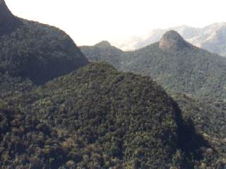 Pedra do Archer, vista do Bico do Papagaio