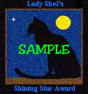 Lady Shel's Shining Star