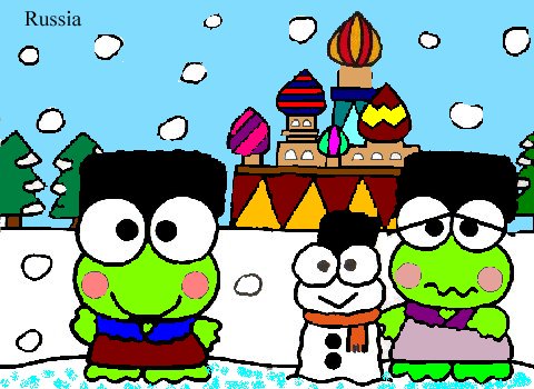 Keroppi In Russia
