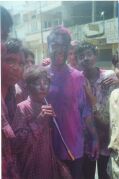 at the Festival of Colour