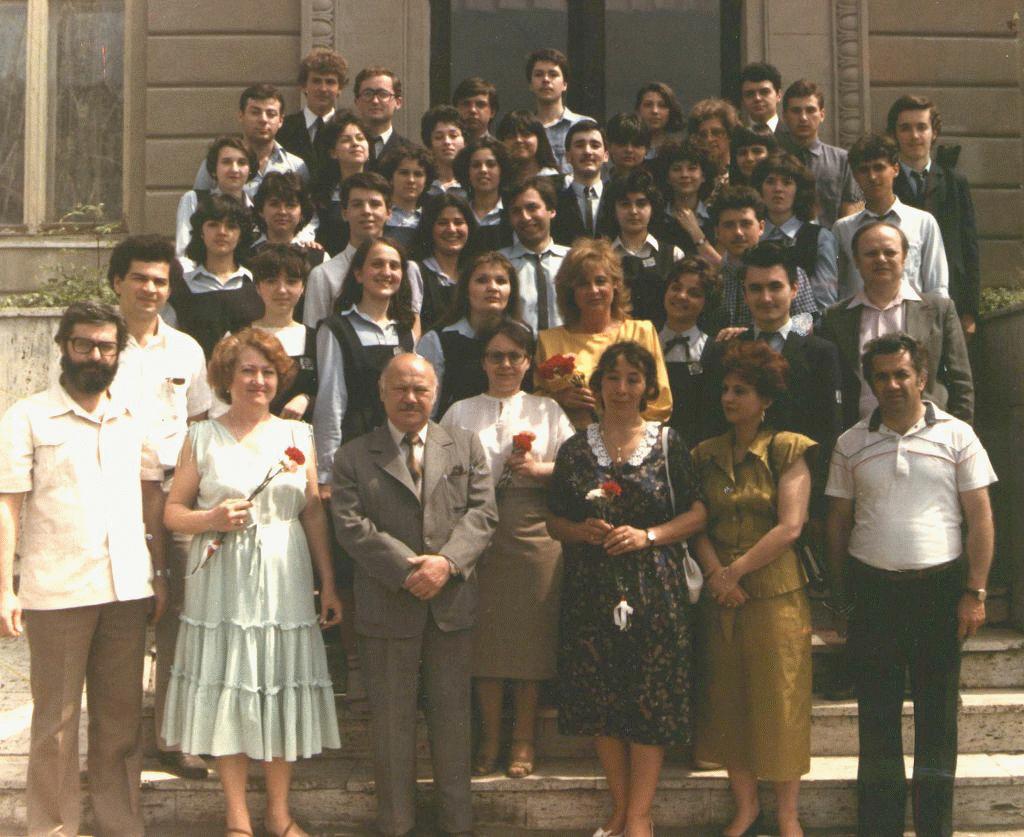 Clasa a XII-a A, la absolvire