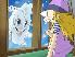 Woah, I think Izumi-chan is scarier than the weird white thing is...^^;