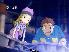 Izumi-chan and Junpei watching Takuya be heroic.