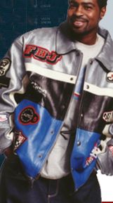 Garfield in FUBU Leather Jacket