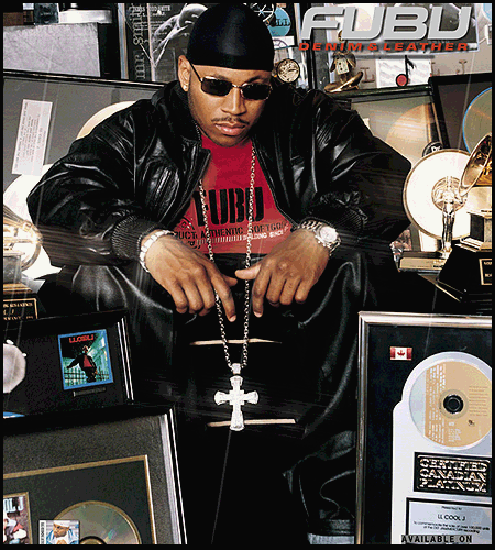 LL Cool J in FUBU Leather Suit