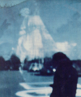 The Virgin Mary has been seen since 1975 in Bayside NY where Veronica Lueken and here followers took this picture
