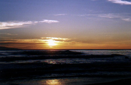 The sun sets on Sombrio