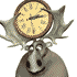 Moose clock model - FREE - from Clock Domain.com - 3D animated  - Shows you the time using the head and antlers of a moose. 