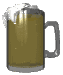 dripping beer glass