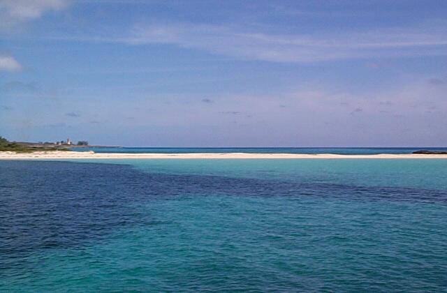 (54KB) An island paridise. Gun Cay, Bimini, Bahamas