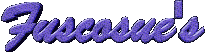 Welcome to Fuscosue's Home on the Web