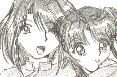 Nuriko, Miaka, and Tamahome by Shipper Princess