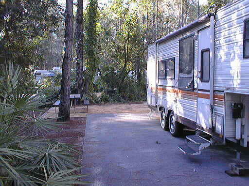 view of a campsite