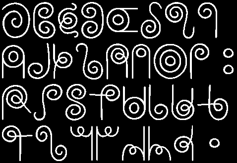 Download Pictish Swirl Script