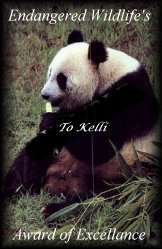 Endangered
Wildlife Award