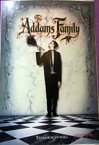 Addams Family 1 Sheet USA Advance