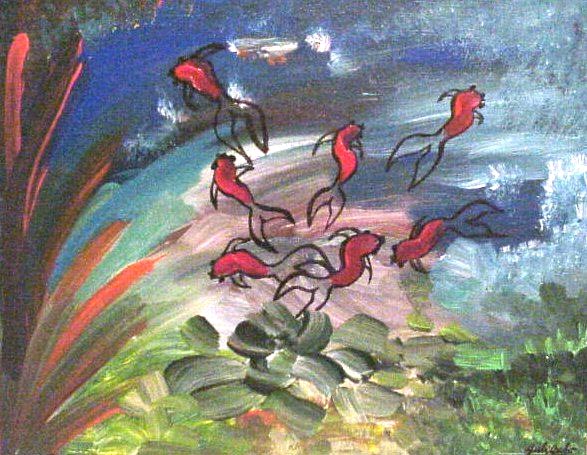 Little Cibernetic Red Fishes