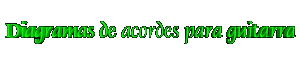 Diagramas acordes guitarra