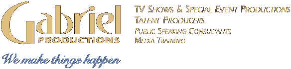 GABRIEL PRODUCTIONS  -  We make things happen