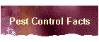 Pest Control Facts