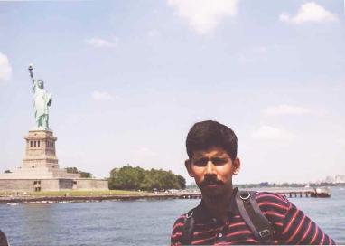 with Statue of Liberty