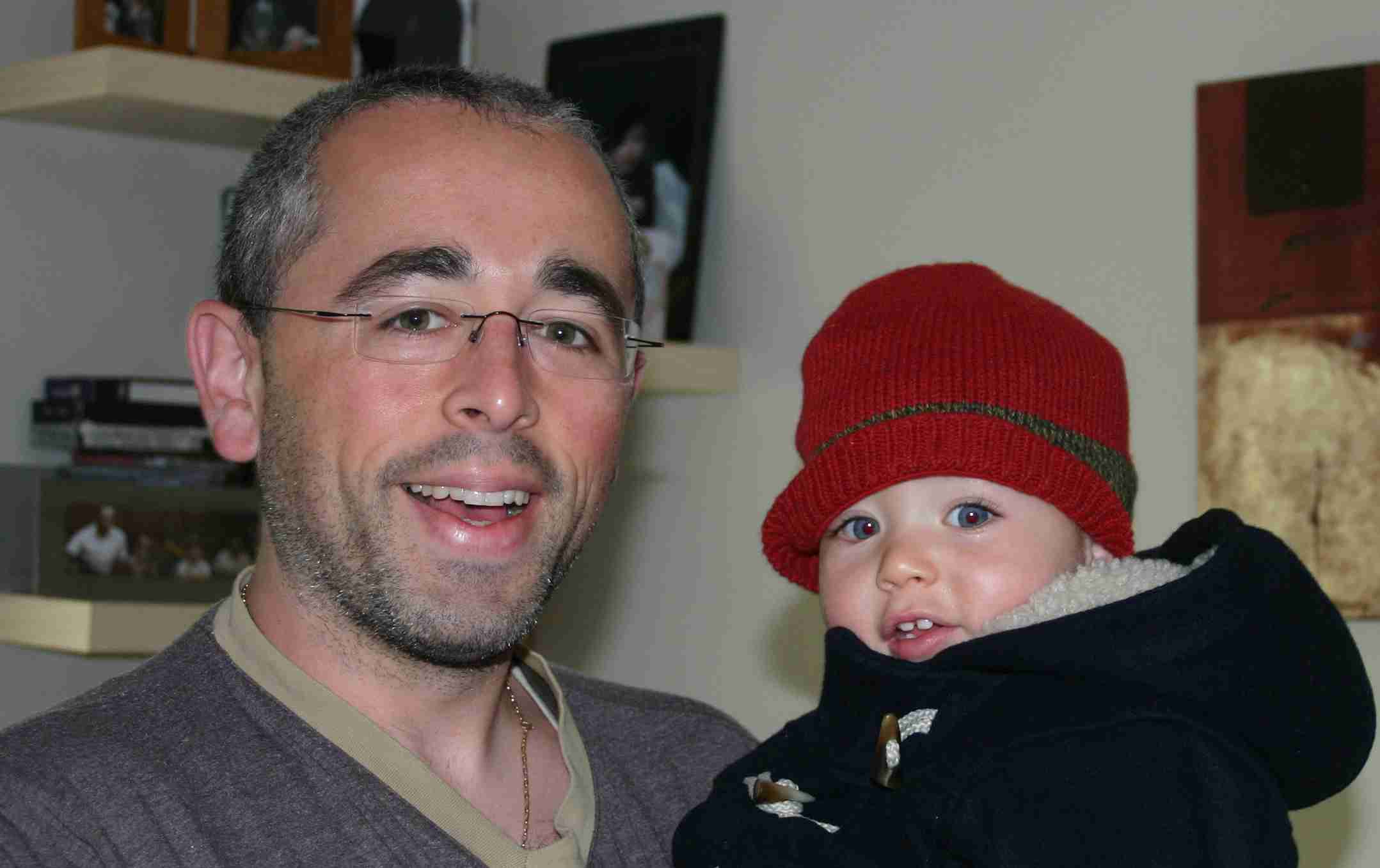 Adam and Daddy October 2005