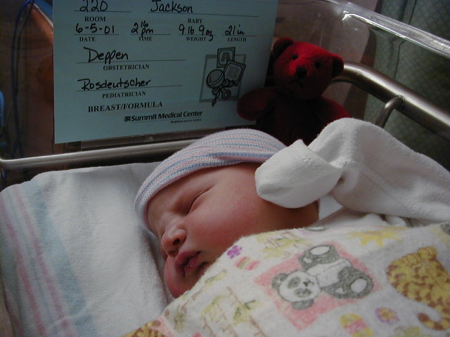 Braeden... the day he was born