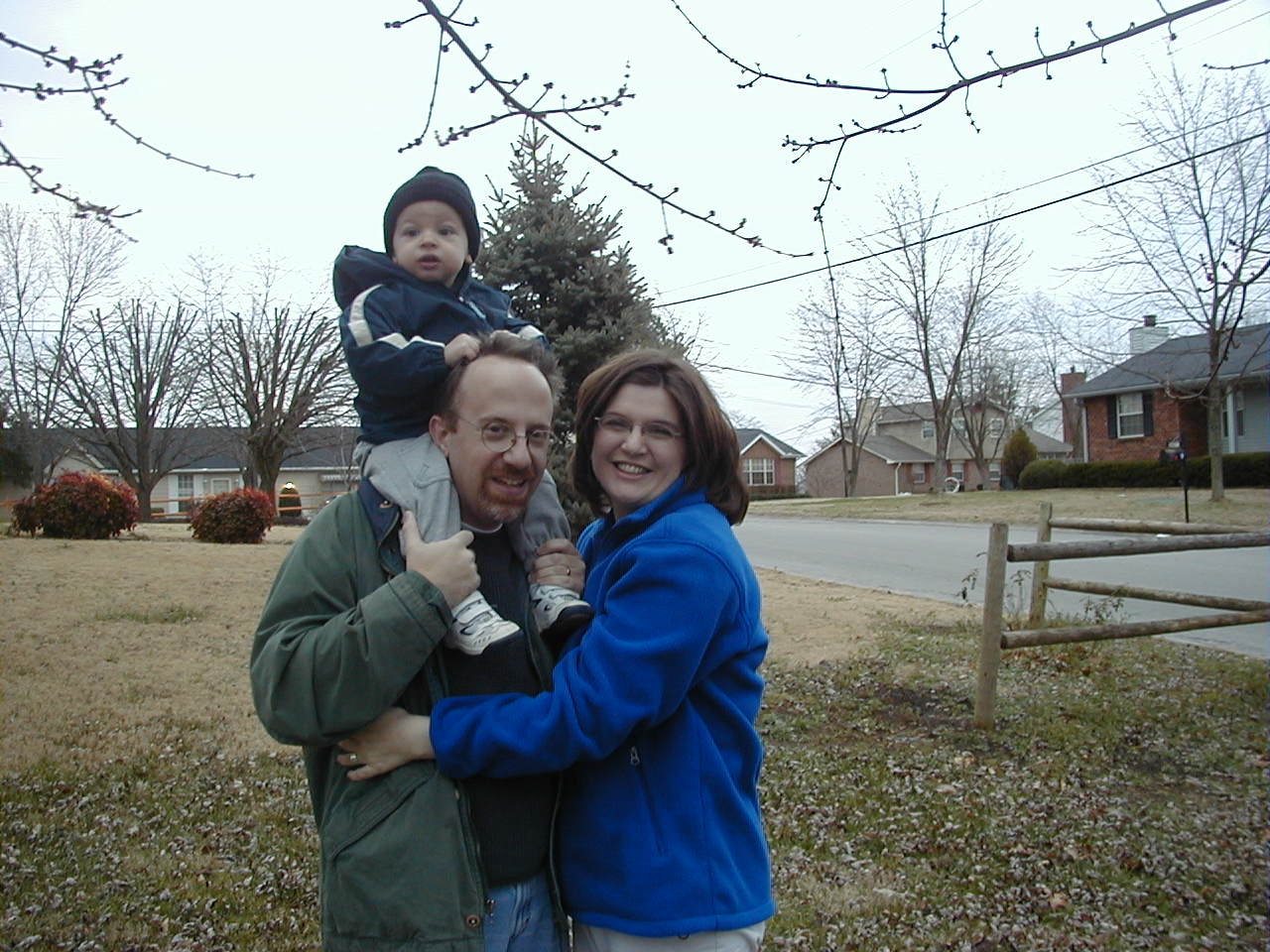 Mark, Shari & Braeden -  January 4, 2003