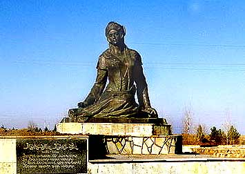 The monument for M.Ganjavi