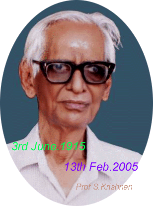 Prof.S.Krishnan