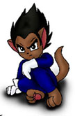 my Vegeta kitty! I wish I could own him for real. Oh yeah...this is my digimon site...sorry! ^_^