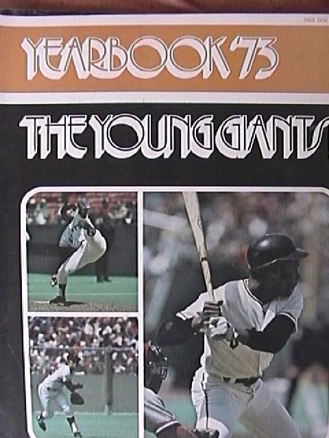 1973 san francisco giants game program