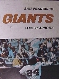 san francisco giants baseball game yearbook 1968