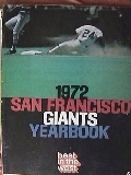 san francisco giants baseball game yearbook 1972