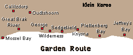 garden route map