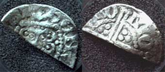 King Henry III cut long cross hammered penny