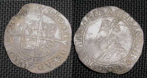Elizabeth I, silver shilling