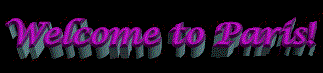Welcome to Paris!