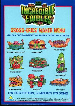 Gross-Eries Maker Menu