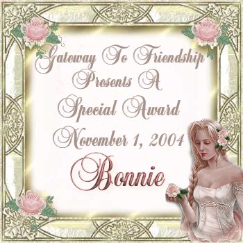 Award For Bonnie