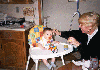 Grandma Feeds David