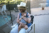 Sleeping at First Birthday Party