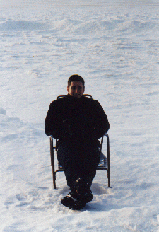 Me, New Year's Day, 2000 Lake Simcoe, Ont. Canada