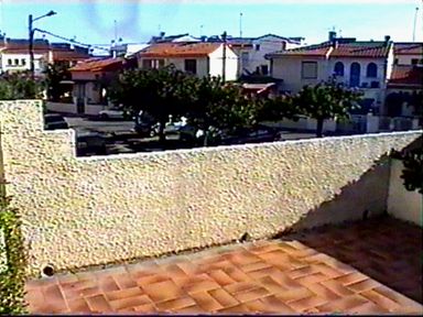 Terrasse sur le derrire de la maison