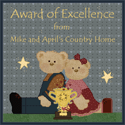 Award of Excellence from Mike and April