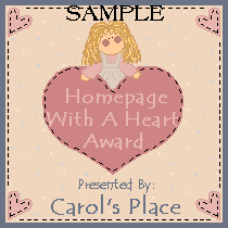 Homepage With A Heart Award