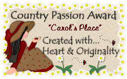 Country Passions Created With Heart and Originality Award!!!!!
