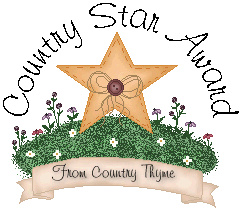 Country Star Award. Thanks Elizabeth!