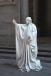 An actor disguised as a statue